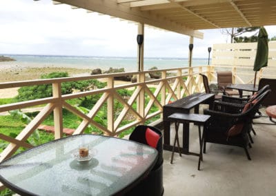 Ken's Beach Front Cafe Veranda